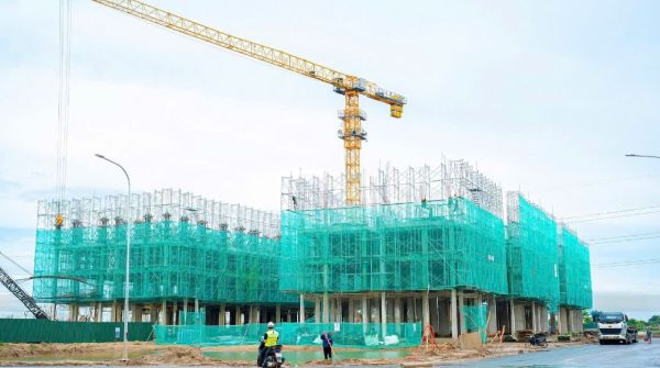 Tiến độ nhà ở xã hội Tràng Cát
