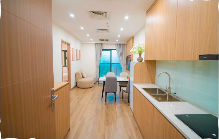 Ảnh nhà mẫu phòng khách dự án Happy Home Tràng Cát