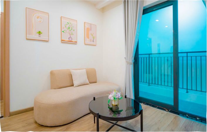 mẫu phòng khách đẹp happy home tràng cát